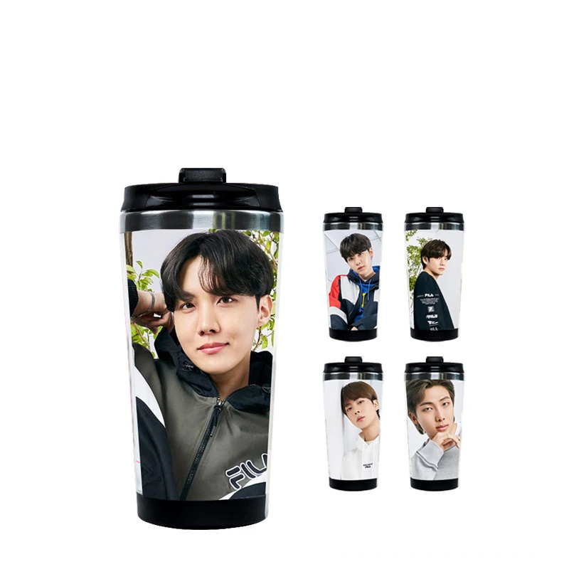 

Bangtan Boys Wholesale KPOP Idol Merchandise Back To Nature Bangtan Boys Stainless Steel Cup Water Bottle