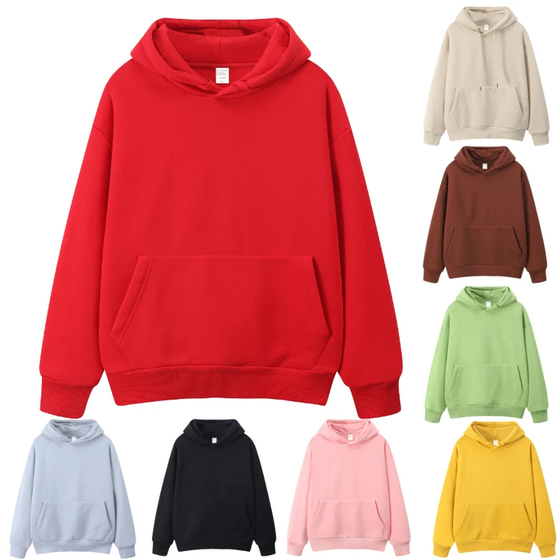 

Mens Gym Hoodie Sweatshirt 50% Cotton 50% Polyester Men clothing Long Sleeve Printed Oversize Pullover Hoodies