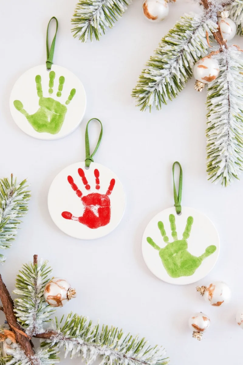 Memory Milestone Handprint Ornament