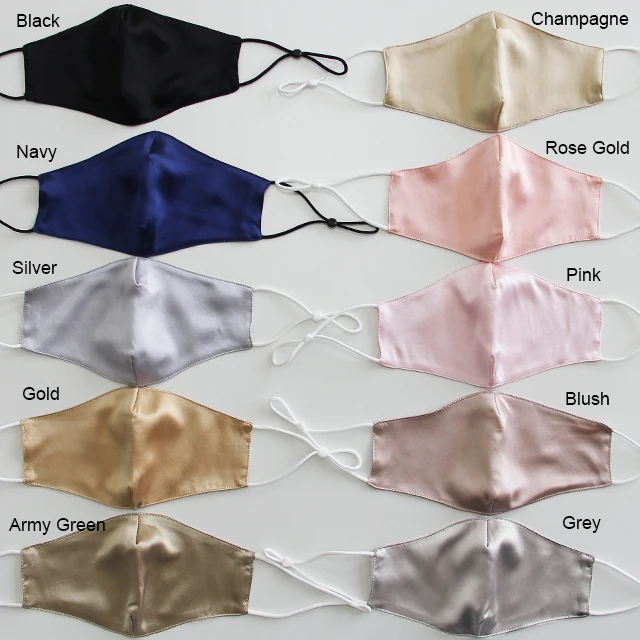
BOOOGE Reversible Natural Pure Breathable Fabric Reusable Silk Mouth Muffle Cover 