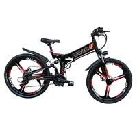 

Full Suspension 48V 350W 500W Electric+Bicycle Electric Battery Magnesium Alloy Integrated Wheel Ebike