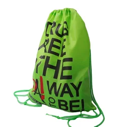 Pouch Fashion Cinch Sack Sport Promotional Gym Sublimation Logo Custom Small Polyester Drawstring Bag
