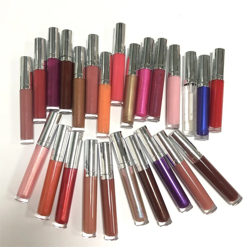 

Super pigmented lipgloss glitter shimmer lip gloss private label lip gloss, 26 colors