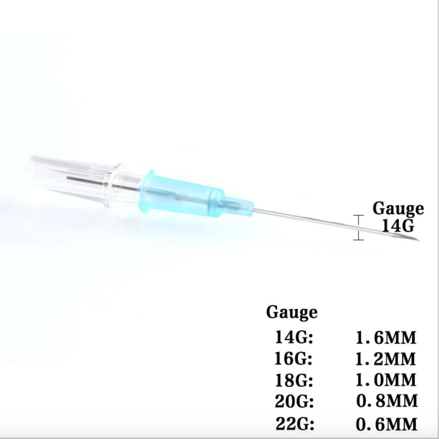 

316L Sterilized Body Piercing Needles For Body Jewelry I.V. Catheter Cannula Piercing Needles, Sliver
