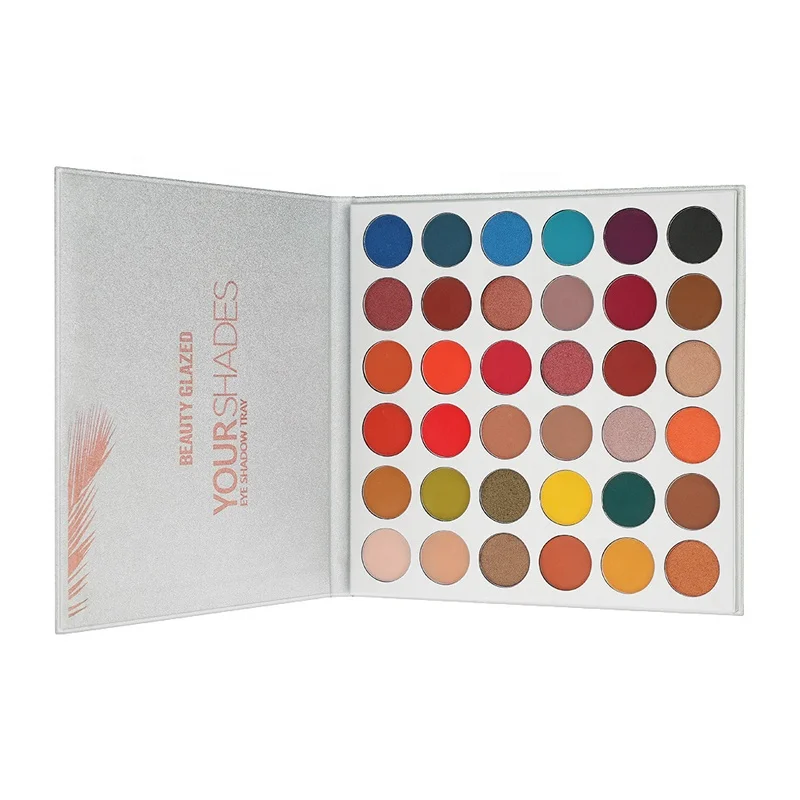 

New Beauty Glazed 36 Color Eyeshadow Palette Shimmer Eyeshadow Palette Matte Color Eyeshadow, 36 colors