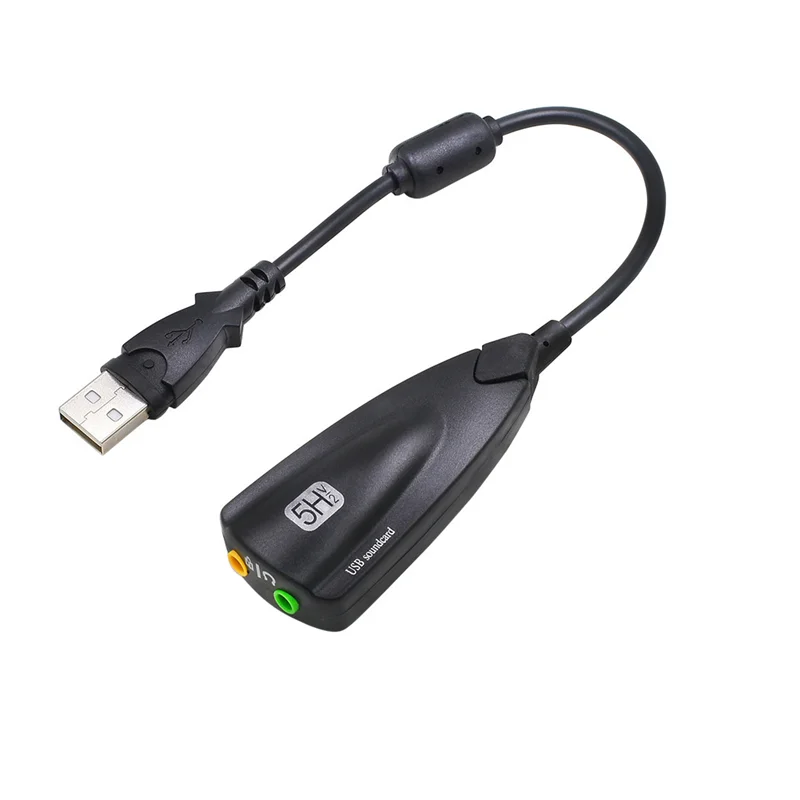 

USB 7.1 Channel Sound Adapter with highly flexible audio interface USB Sound card commputer sound card