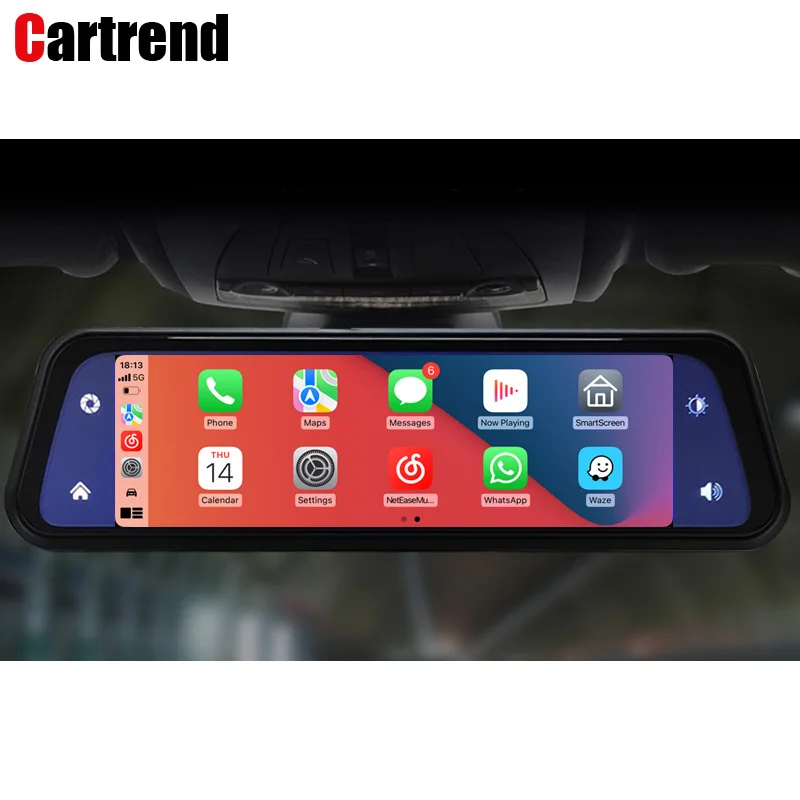 

Driving Recorder OEM CarPlay Front and Rear Cameras Night Vision DVR HD 1080P Rear Camera Dual Lens Video Recording