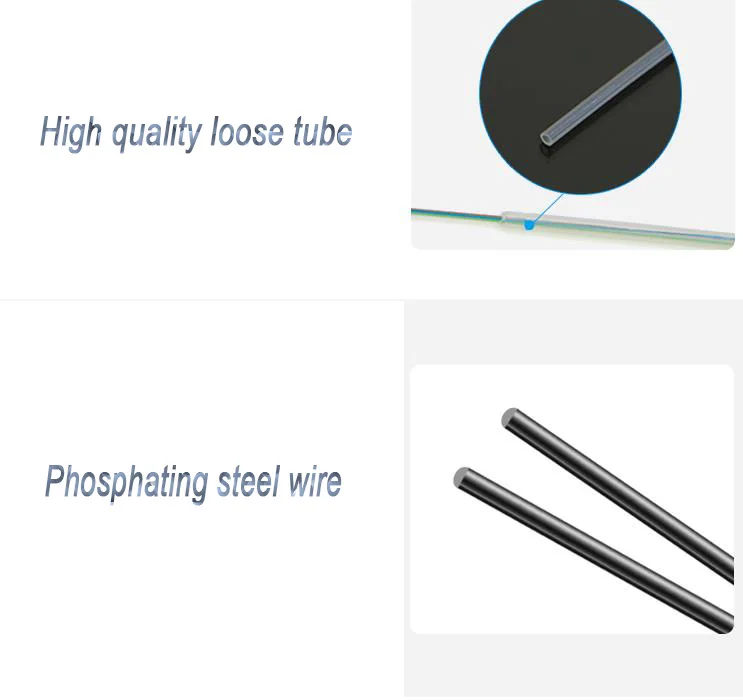 Outdoor Armored Fiber Optic 24 36 48 64 72 96 144 288 Core Single Mode