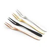 Forks and Knives Stainless Steel 304 customized logo mini fruit fork