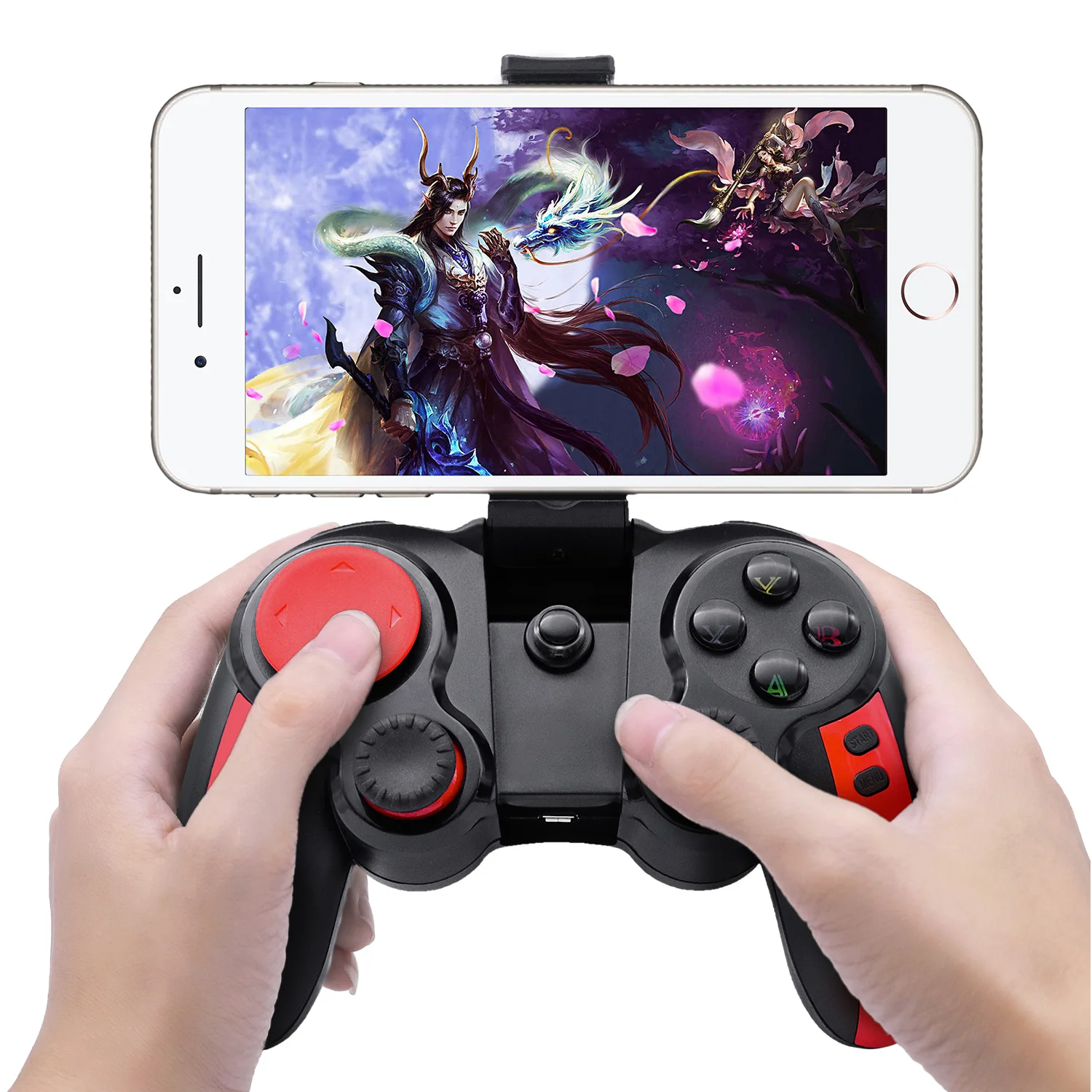 

Excellent quality wireless game controller case wireless joystick joypad for IOS Android, Multi