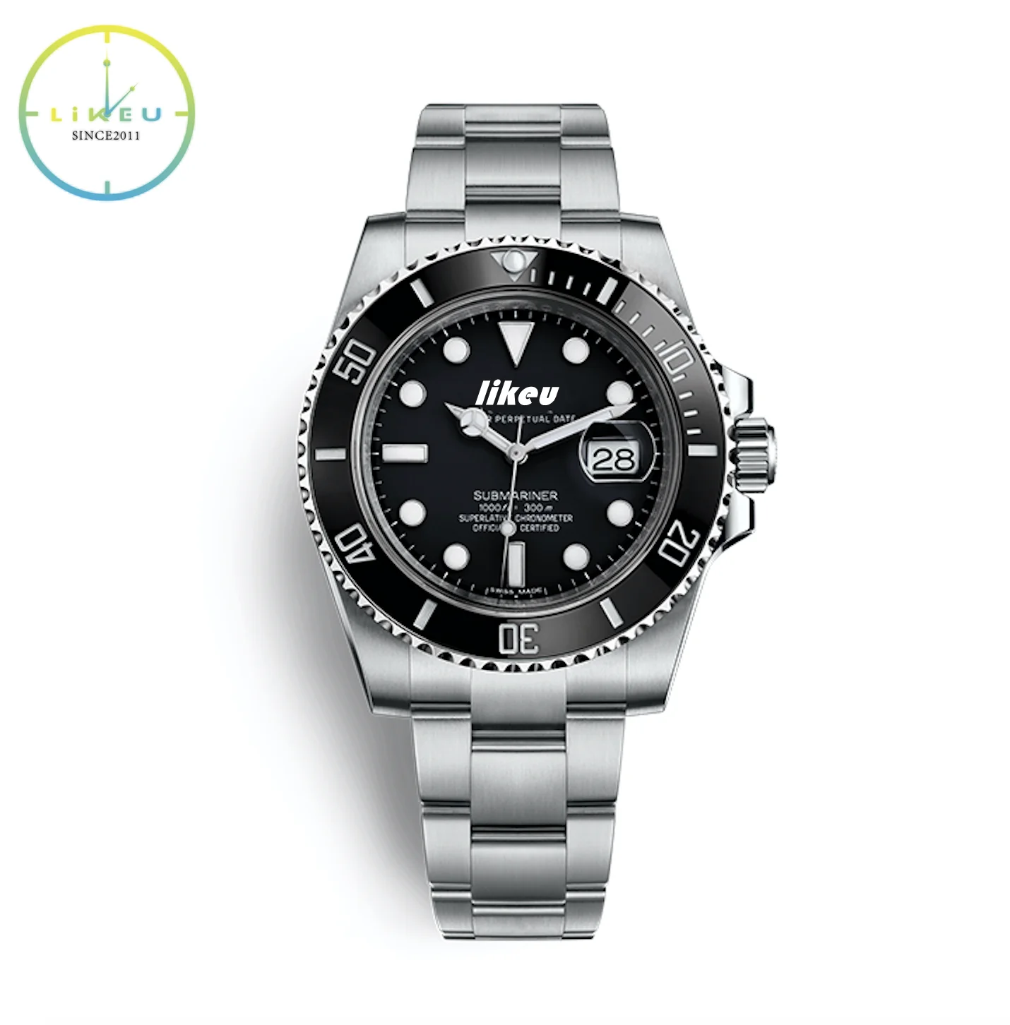 

3A Quality Luxury Automatic Night Vision 904l Stainless Steel Sapphire Mirror Glass Rlx Watches