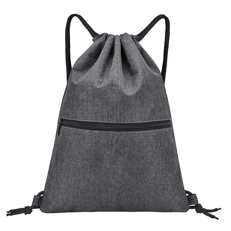 

OEM Promotional Drawstring Sports Backpack Lightweight Gym print Yoga Bag Custom Logo, Grey or customized