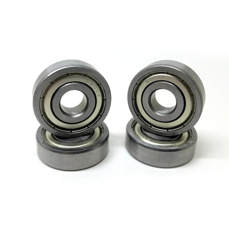 

Low Voice High Accuracy Single Row Bike Bearing Bicycle Headset Miniature Steel Ball 6200zz Deep Groove Ball Bearing