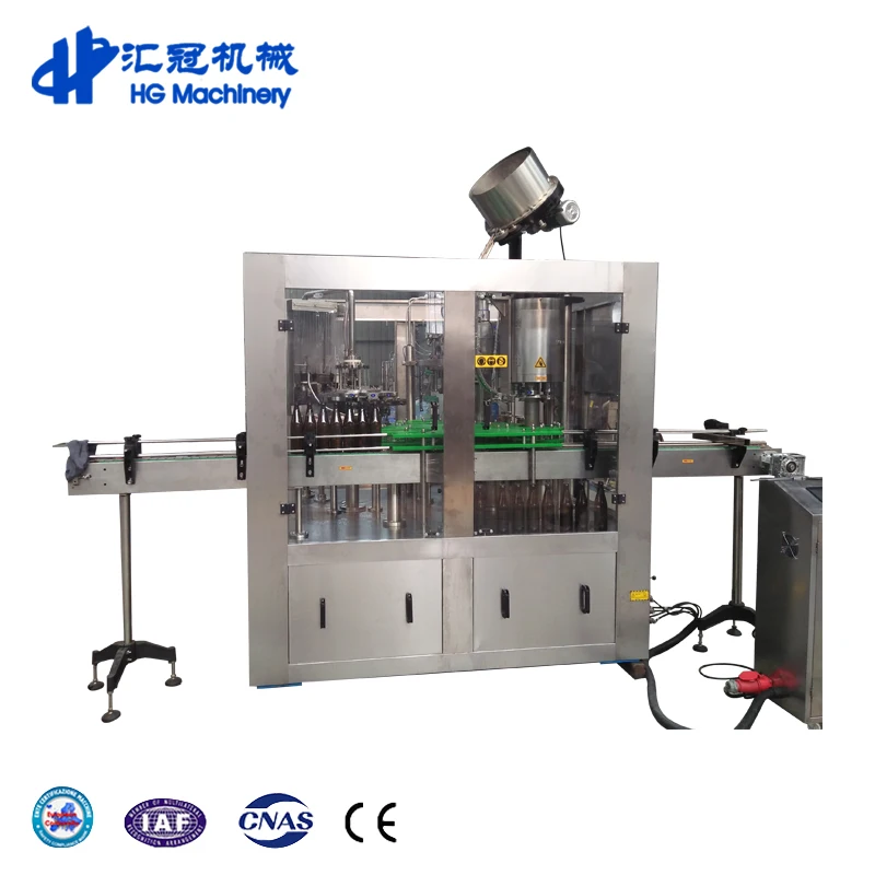 1500BPH 3 In 1 Bottle Filling Machine Beer Can Filler And Seamer Vial Filler Machine