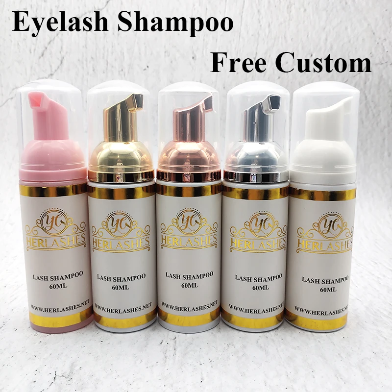 

Private Label Eyelash Extension Cleaner Clean Eyelash Lash Shampoo Gentle Deep Remover Eyelash Cleansing Foam 60ml
