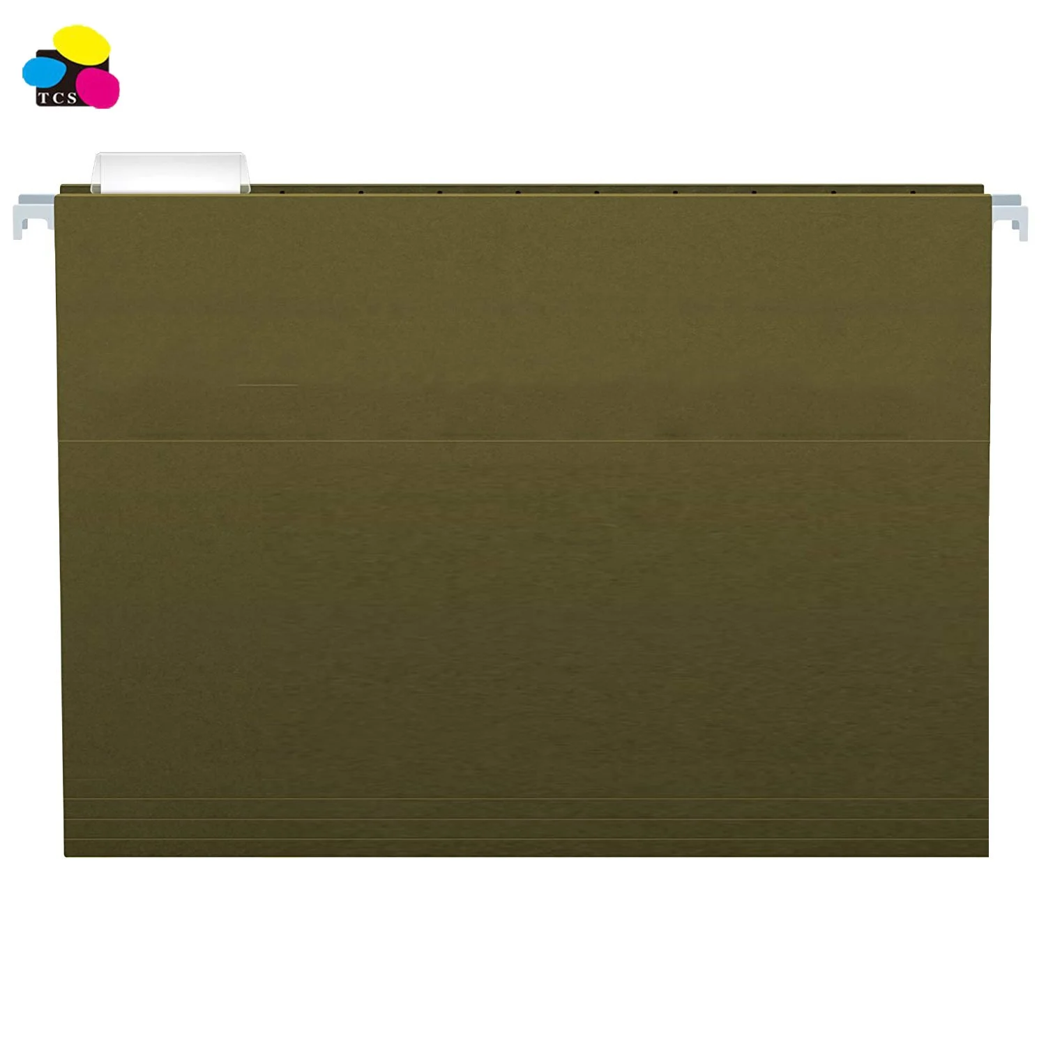 
Clear Tab Dark Green Kraft Paper Hanging Suspension File Folder 5 Tabs 