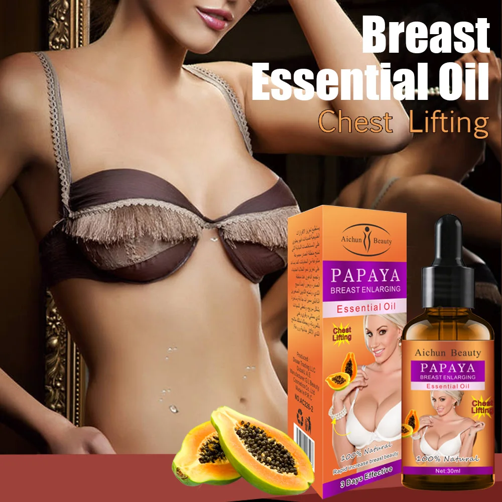 

New Breast Cream Massage Moisturizing Tightening Repair Papaya Breast enlarge oil, Transparent