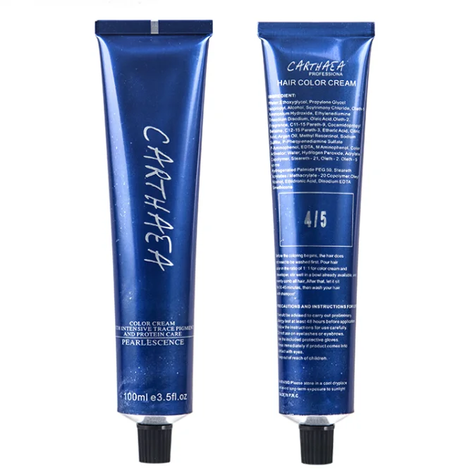 

China Professional Negotiable Price Permanent Cream Color Hair Color Cream with Low Ammonia Hair Dye Brands