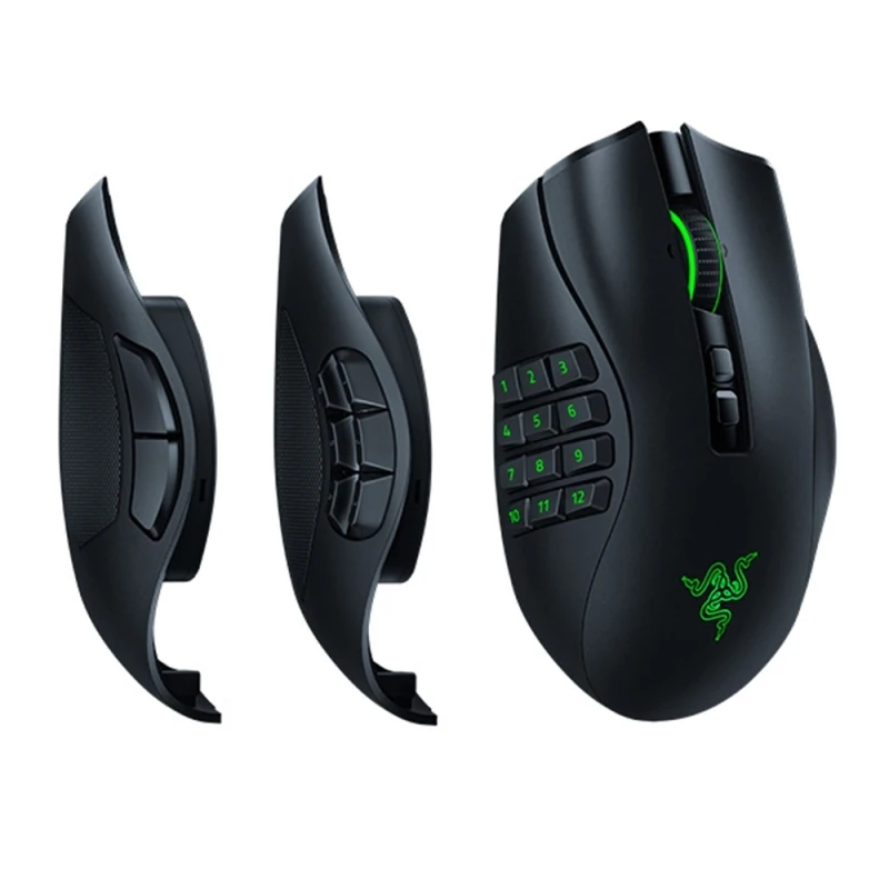 

Hot Selling Razer Naga Pro 20000 DPI Optical 20-keys Programmable 2.4GHz Wireless Wired Mouse