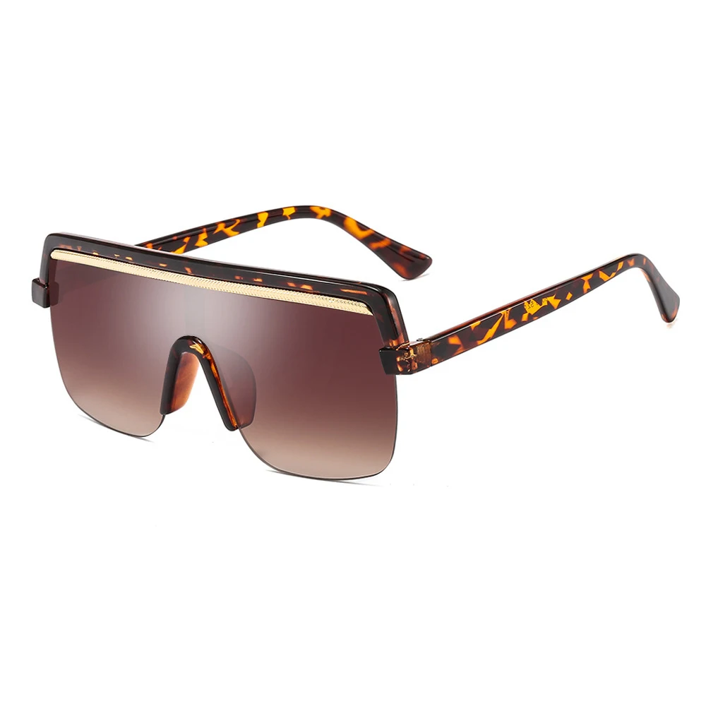 

2020 flexible oversized sunglasses lunettes de soleil vintage, Gold and silver