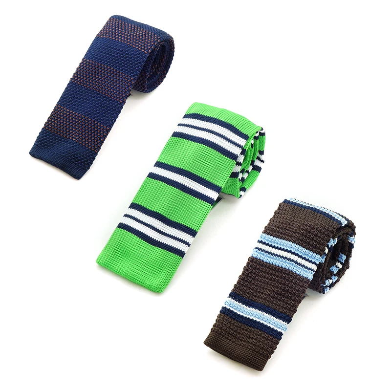 

Personalized Popular Chinese Manufacturers Green Knit Necktie Men'S Suit Tie