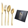 OEM ODM kitchen spoon and fork silverware set flatware with box