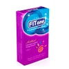 custom condoms Fitone Latex Ribbed Orange Condom for men sex condom wholesale