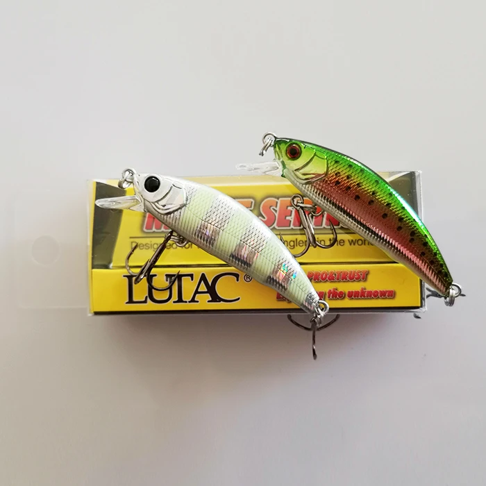

LUTAC fishing lures minnow artificial hard lure minnow lure cheap fishing tackle, 18colors
