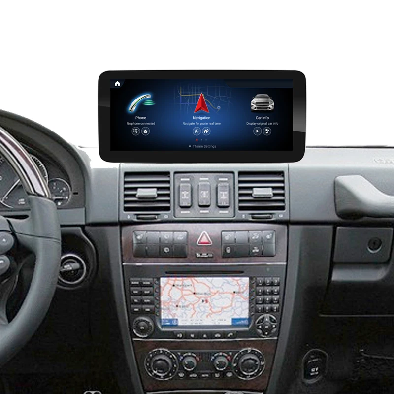 

12.3'' real android 11 gps car radio for mercedes benz g class g500 g55 w461 w463 w467 2001-2008