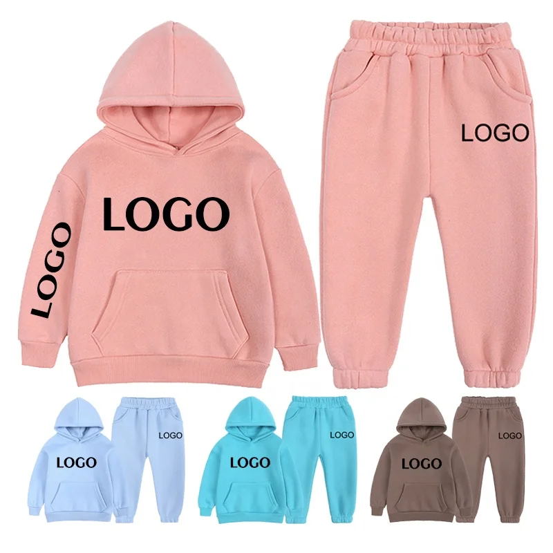 

Teen Spring Boys Clothing Set Winter New Casual Thicken Hoodie Tops Sport Pant 2Pcs Suit for Boys Clothes Kids Outfits, As picture