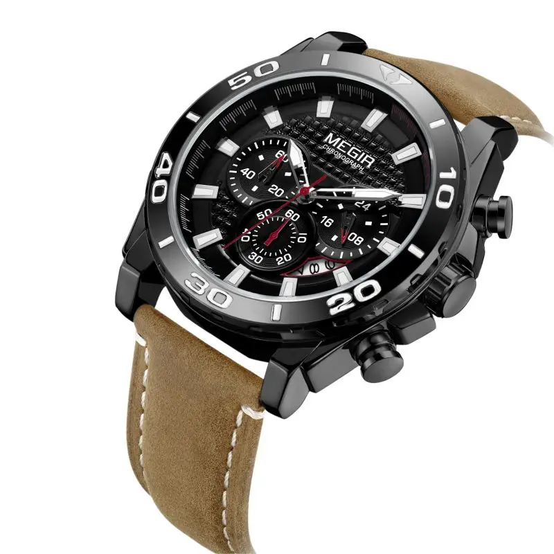 

rotating wristwatch display stand quartz movement mens watch montre de sport original wristwatches