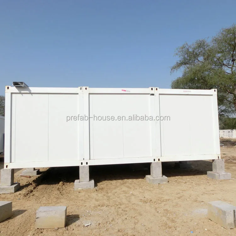 Angola Low Cost Prefabricated House Design 40ft Flat Pack Container