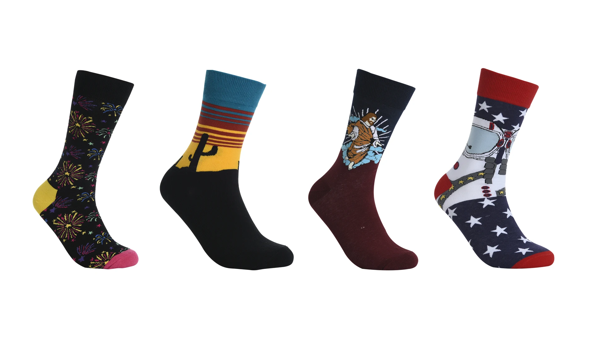 Harajuku Socks Gift Snagging Resistance Happy Cotton Socks Harajuku Girl