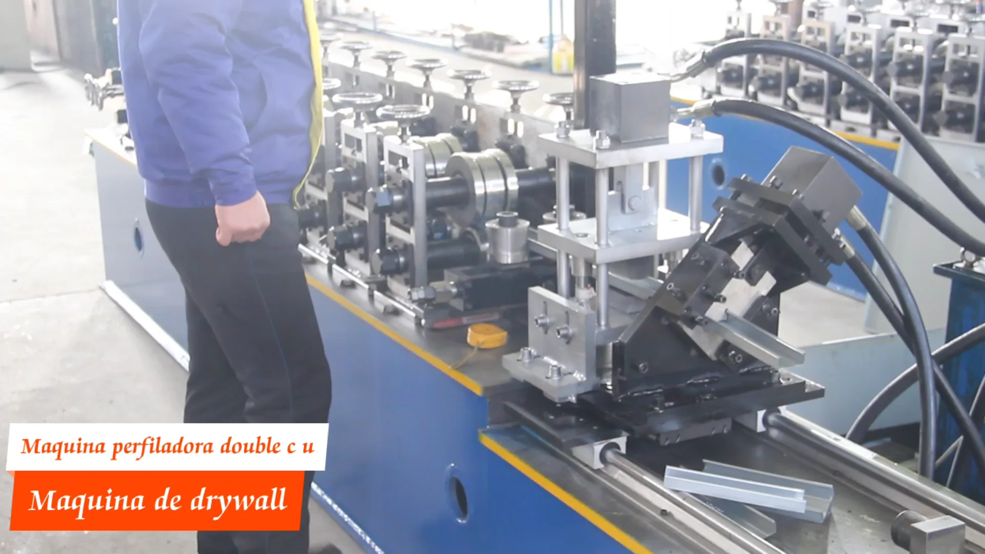 Gypsum Track Metal Framing Stud Press Machine Buy Stud Press Machine