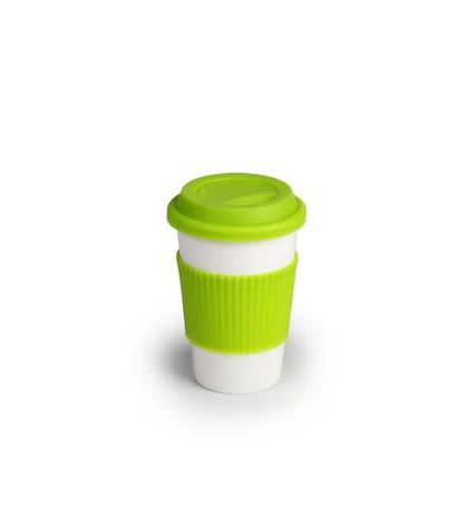 

Mikenda ceramic mug full-page printing export mug, creative coffee cup single-layer with silicone lid