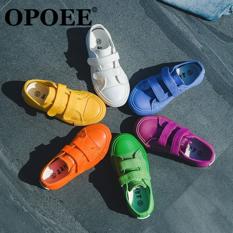 

New style Kids casual candy Shoes boys and girls sport shoes canvas shoes, Picture