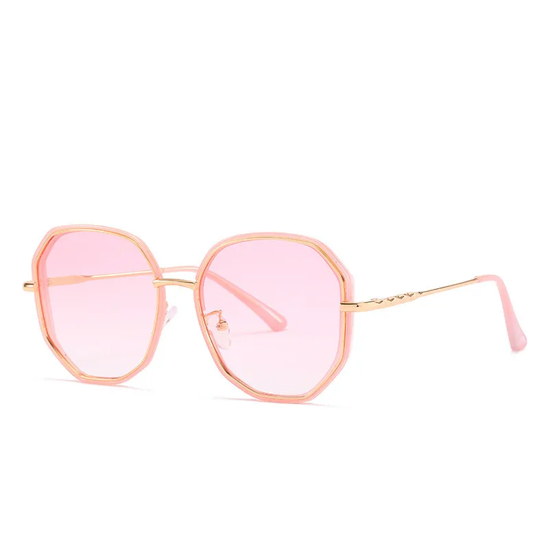 

2021 Pink Shades Sun Glasses Custom Wholesale Womens Vintage Sunglasses