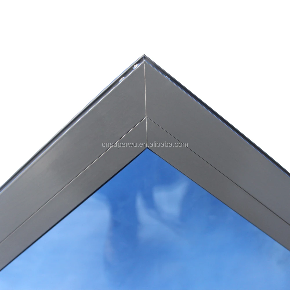 China factory high quality triangle type fixed window clear glass china windows sale