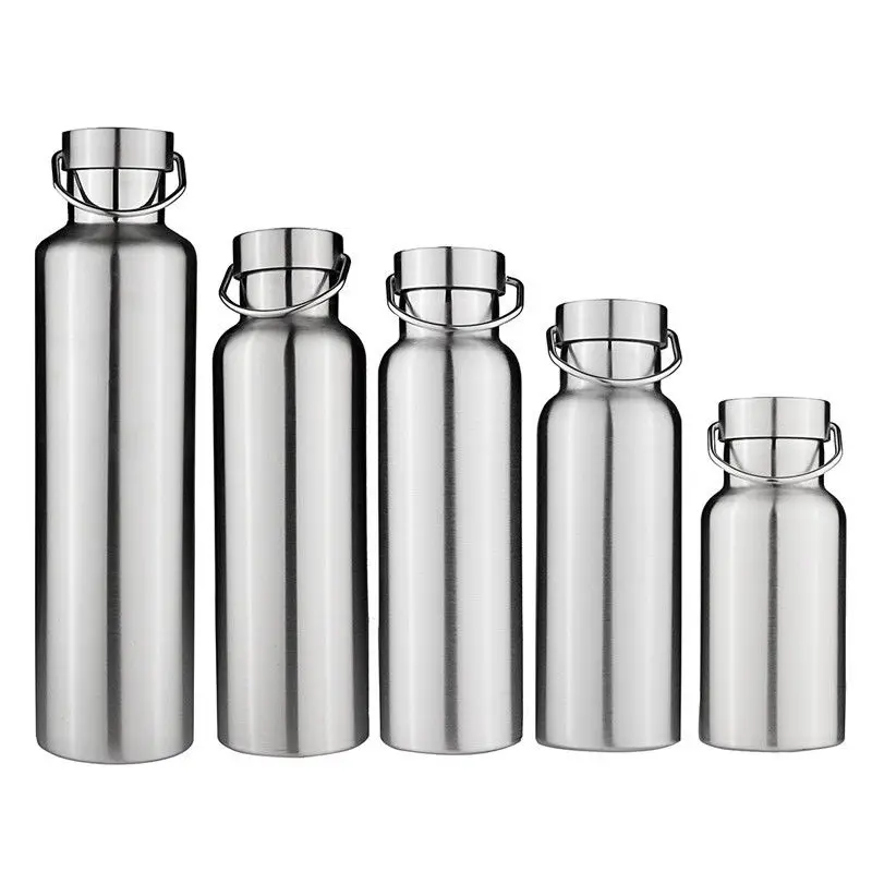 

300/500/650/700/1000ml Stainless Steel Double Wall Jug Insulated Water Bottles Coffee Kettle Travel Drink Vacuum Flasks