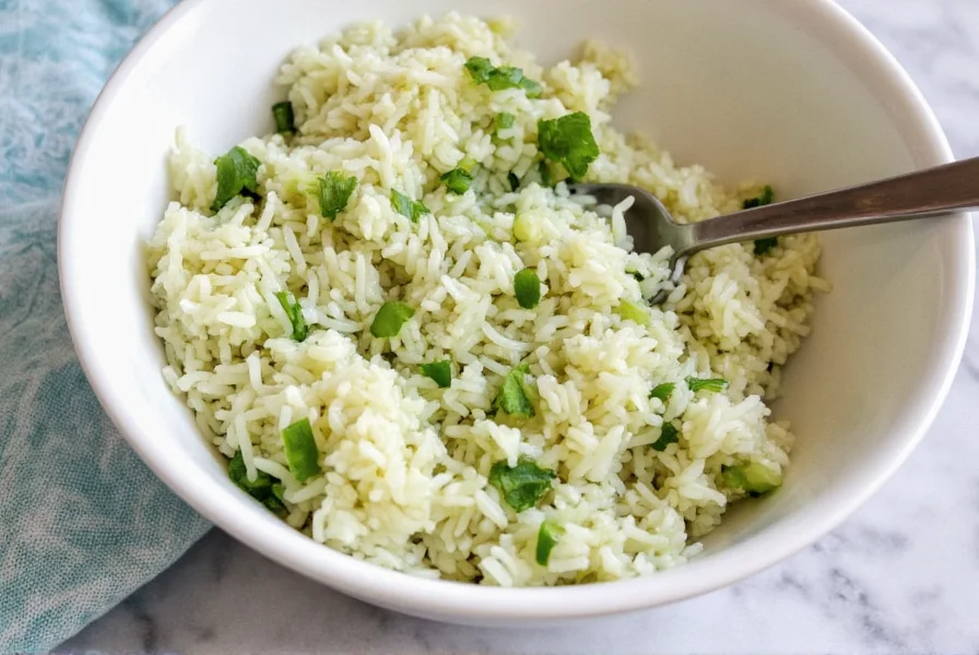 Coriander lime rice served alongside grilled salmon and roasted vegetables