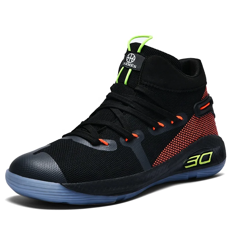 

Men's High-Top Basketball Shoes Strength Manufacturers OEM Processing Wear-Resistant Sports Shoes