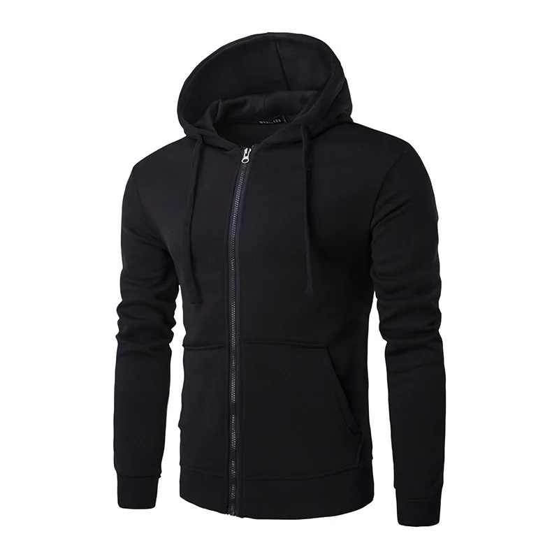 

mens fashion pullover custom zip hoodie embroidery custom french terry hoodie, Customized color