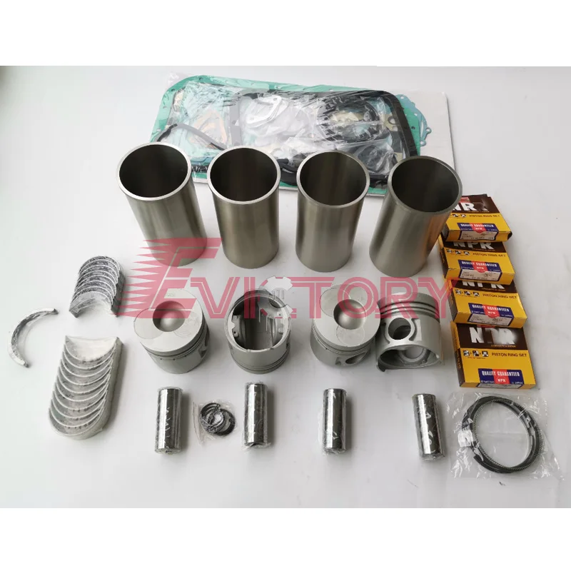 

For daewoo DB33A DB33 rebuild kit piston ring cylinder liner gasket bearing