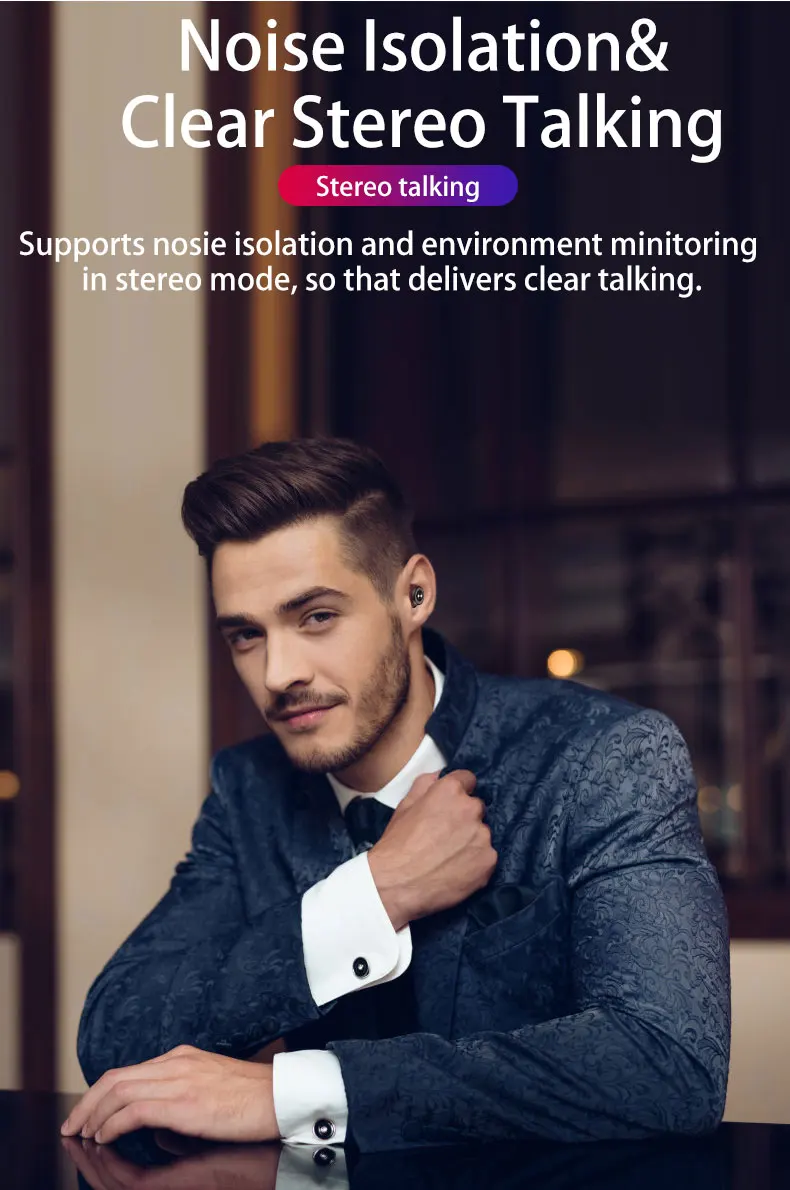 New Business Ideas Europe Earphone & Headphone 5.0 True Earbuds Wireless X18 TWS Earbud Wireless Headphone - ANKUX.COM