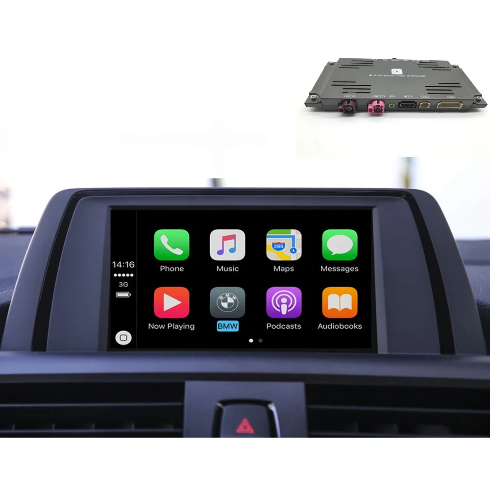 

NBT Apple CarPlay Car Security Wireless/Wired CarPlay For BMW F30 F31 F34 F80 Car Play Solution Interface Reverse Camera Adapter