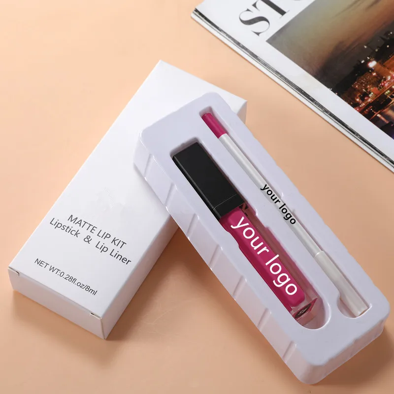 

Wholesale high quality custom logo waterproof matte lipstick private label