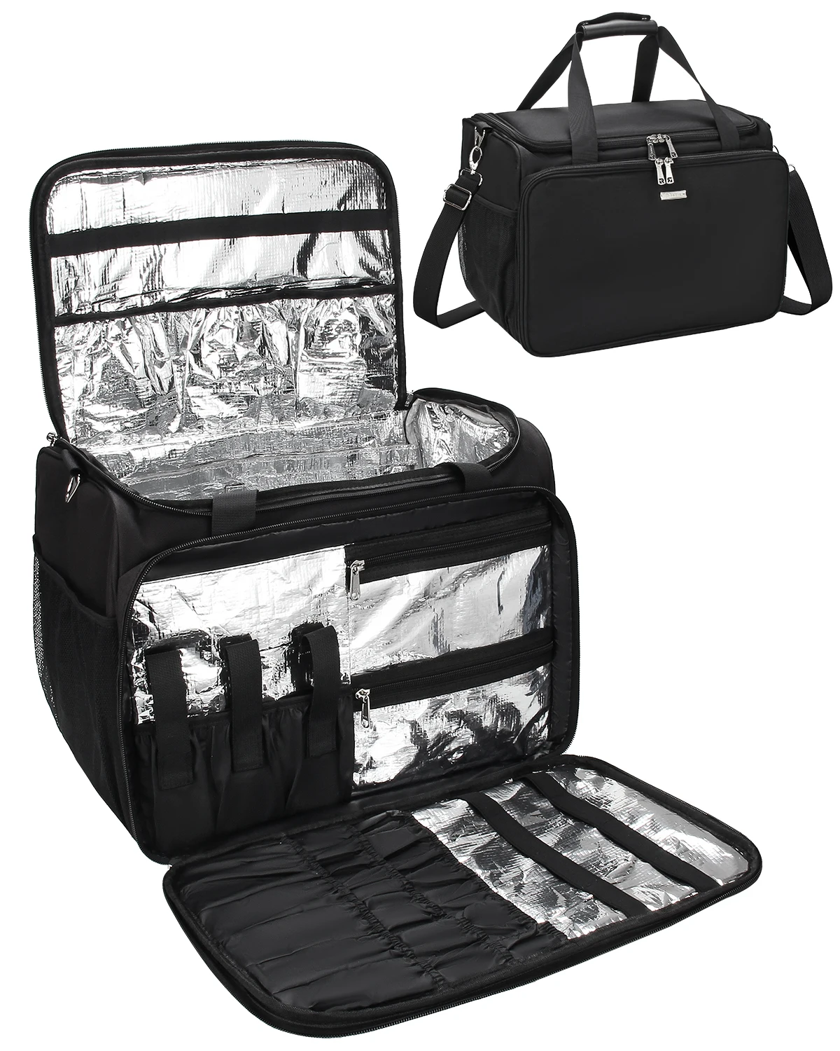 Professional  Hairdressing Bag Travel Cosmetics Beauty Hairdresser Bag with Shoulder Strap Hair Makeup Salon Bag for Barber