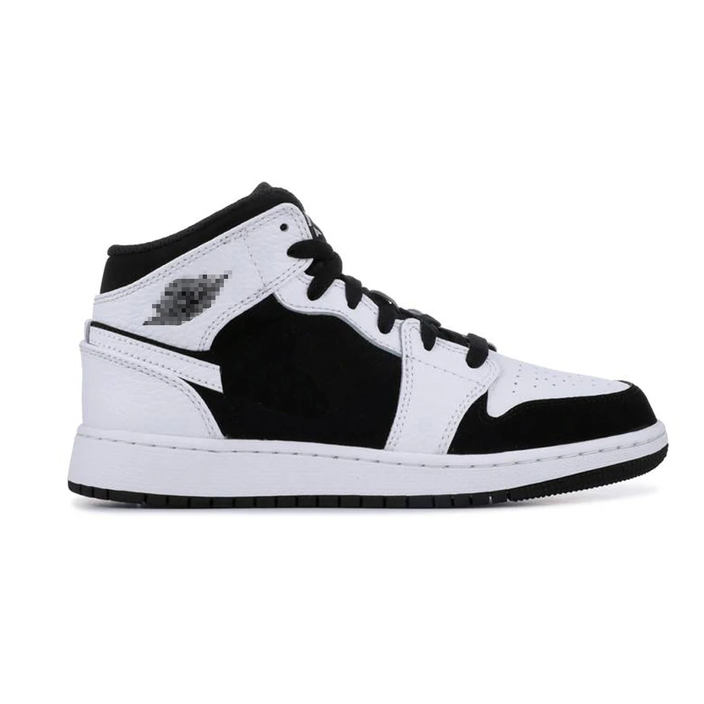 

2021 lordan 1 Mid Retr Air Black And White Men Women Retro Sneaker Fashion Sport Shoes