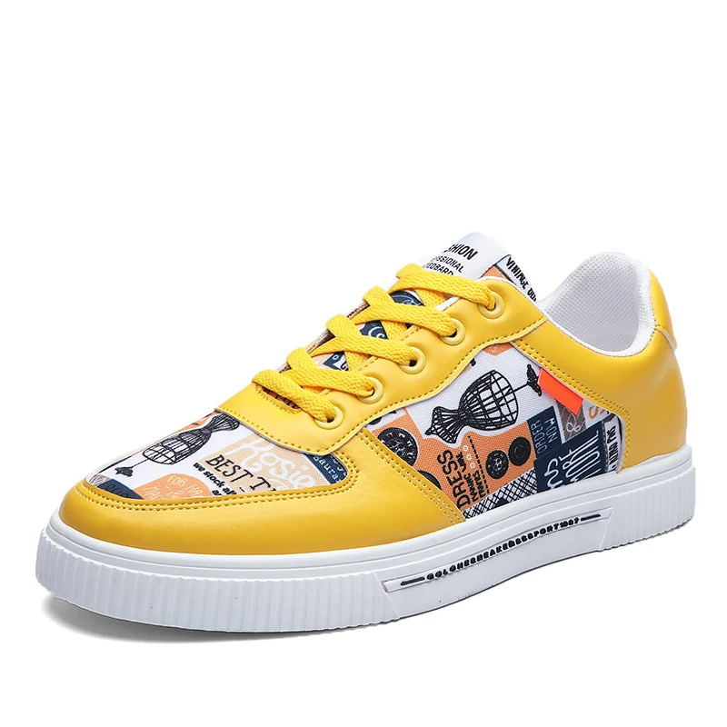 

Latest comfortable zapatillas Lace up low price leather upper mens fashion shoes sneakers casual