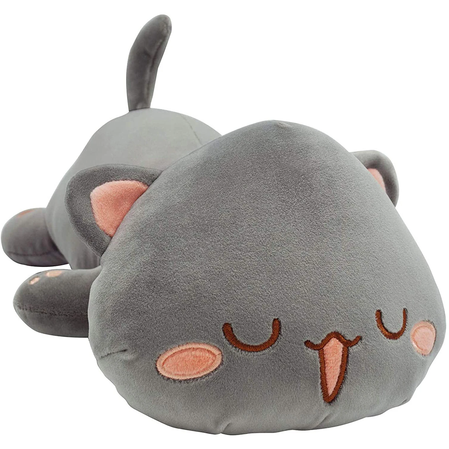 

12" Pet Kitty Soft Anime Cat Kids Plush Pillow Cute Kitten Plush Toy Stuffed Animal